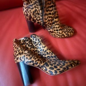 Cheetah Booties - never worn